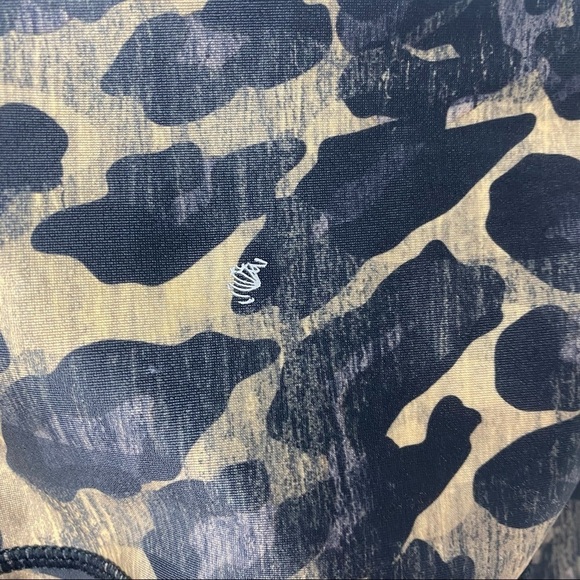 Playground leopard print high rise leggings M - Picture 4 of 7